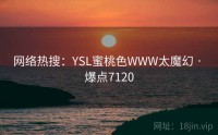网络热搜：YSL蜜桃色WWW太魔幻 · 爆点7120